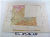 藏品(臺灣總督府殖產局製〈五萬分之一臺北地質圖〉)的圖片
