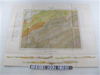 藏品(臺灣總督府殖產局製〈五萬分之一新店地質圖〉)的圖片