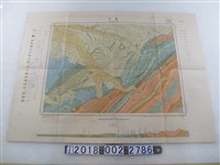 藏品(臺灣總督府殖產局製〈五萬分之一竹東地質圖〉)的圖片