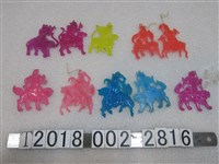 藏品(漢鍾離韓湘子等八仙塑膠尪仔仙)的圖片