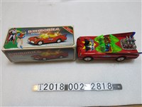 藏品(金屬紅色蝙蝠俠玩具車)的圖片