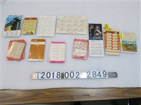 藏品(中央月刊社及百代實業股份有限公司出品各式小月曆卡)的圖片