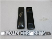 藏品(臺灣圖樣黑色矩形塑膠盒)的圖片