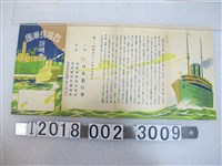 藏品(日本旅行會臺灣視察團說明書)的圖片