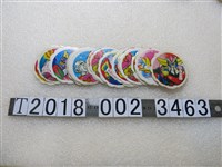 藏品(無敵鐵金剛與機器人月餅標籤紙)的圖片