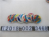 藏品(超人月餅標籤紙)的圖片