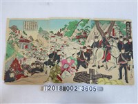 藏品(歌川國虎繪《牛莊城陷落圖》)的圖片