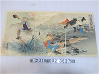 藏品(尾形月耕繪《日清戰爭鳳凰城大勝利之圖》)的圖片