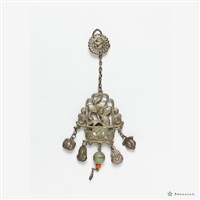 藏品(銀花籃吊飾)的圖片