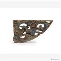 藏品(鏤刻蓮花木片1只)的圖片