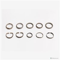 藏品(銀手鐲10件)的圖片