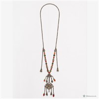 藏品(銀花瓶紋墜飾項鍊)的圖片