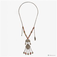 藏品(銀花瓶紋墜飾項鍊)的圖片