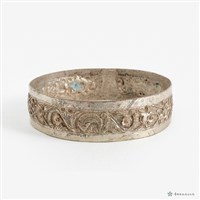 藏品(銀蝠鐲子)的圖片