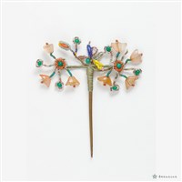 藏品(珠花銀髮簪)的圖片