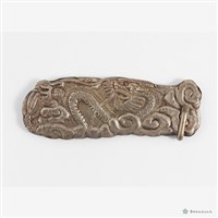 藏品(銀髮梳)的圖片