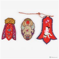 藏品(手帕袋3件)的圖片