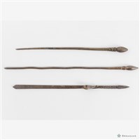 藏品(銀髮簪三支)的圖片