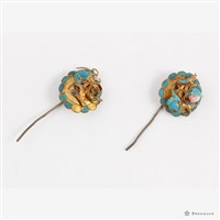 藏品(銀鎏金點翠髮簪)的圖片