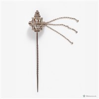 藏品(銀鏤空雕花髮簪)的圖片