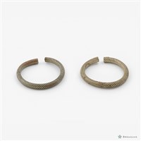 藏品(絞繩紋銀環一對)的圖片