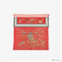 藏品(盤金花鳥桌裙)的圖片