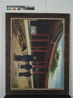 藏品(油畫-沈葆楨在台南府前)的圖片