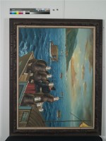 藏品(油畫-海上巡弋圖)的圖片