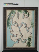 藏品(油畫-北區河川橋梁圖)的圖片