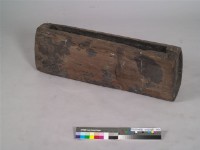 藏品(泰雅族織布機組件－經卷)的圖片