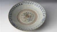 藏品(青花花草紋盤)的圖片