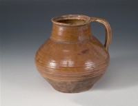 藏品(褐釉單把壺)的圖片