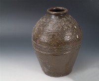 藏品(褐釉印紋罐)的圖片