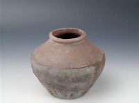 藏品(束頸褐釉罐)的圖片