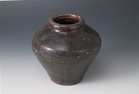 藏品(豎頸醬釉陶罐)的圖片