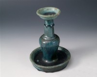 藏品(綠鈞釉油燈盞)的圖片
