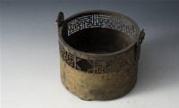 藏品(精雕銅筒)的圖片