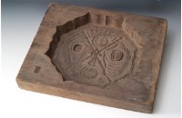 藏品(雙旗訂婚禮俗用糕餅模)的圖片