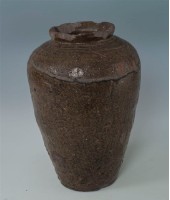 藏品(褐釉陶罐	 	)的圖片
