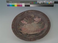 藏品(清泉粉青雕花大盤	 	)的圖片