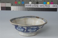 藏品(八角青花飯碗	 	)的圖片