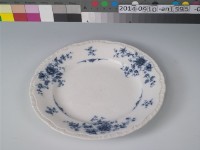 藏品(白底藍花淺盤	 	)的圖片