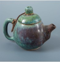 藏品(綠釉藍斑水壺	 	)的圖片