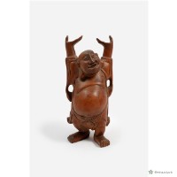 藏品(彌勒佛木雕)的圖片