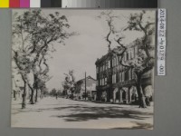 藏品(爆擊後的台南市街路－日據時大正町中山路街道圖	 	)的圖片