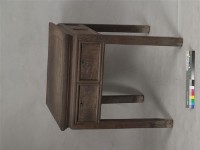 藏品(木製兩屜方桌)的圖片