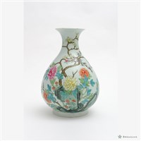 藏品(仿清粉彩牡丹玉壼春)的圖片