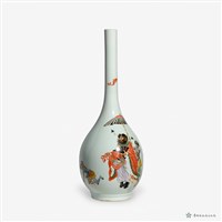 藏品(仿清乾隆粉彩鍾馗膽瓶)的圖片