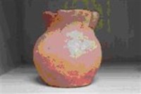 藏品(紅褐色夾砂/敞口鼓腹平底小陶罐)的圖片