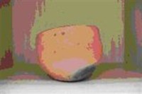 藏品(紅褐色夾砂/直口帶穿平底缽)的圖片